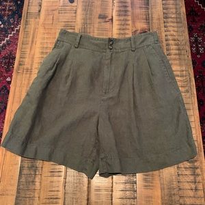 Madewell 100% Linen Shorts